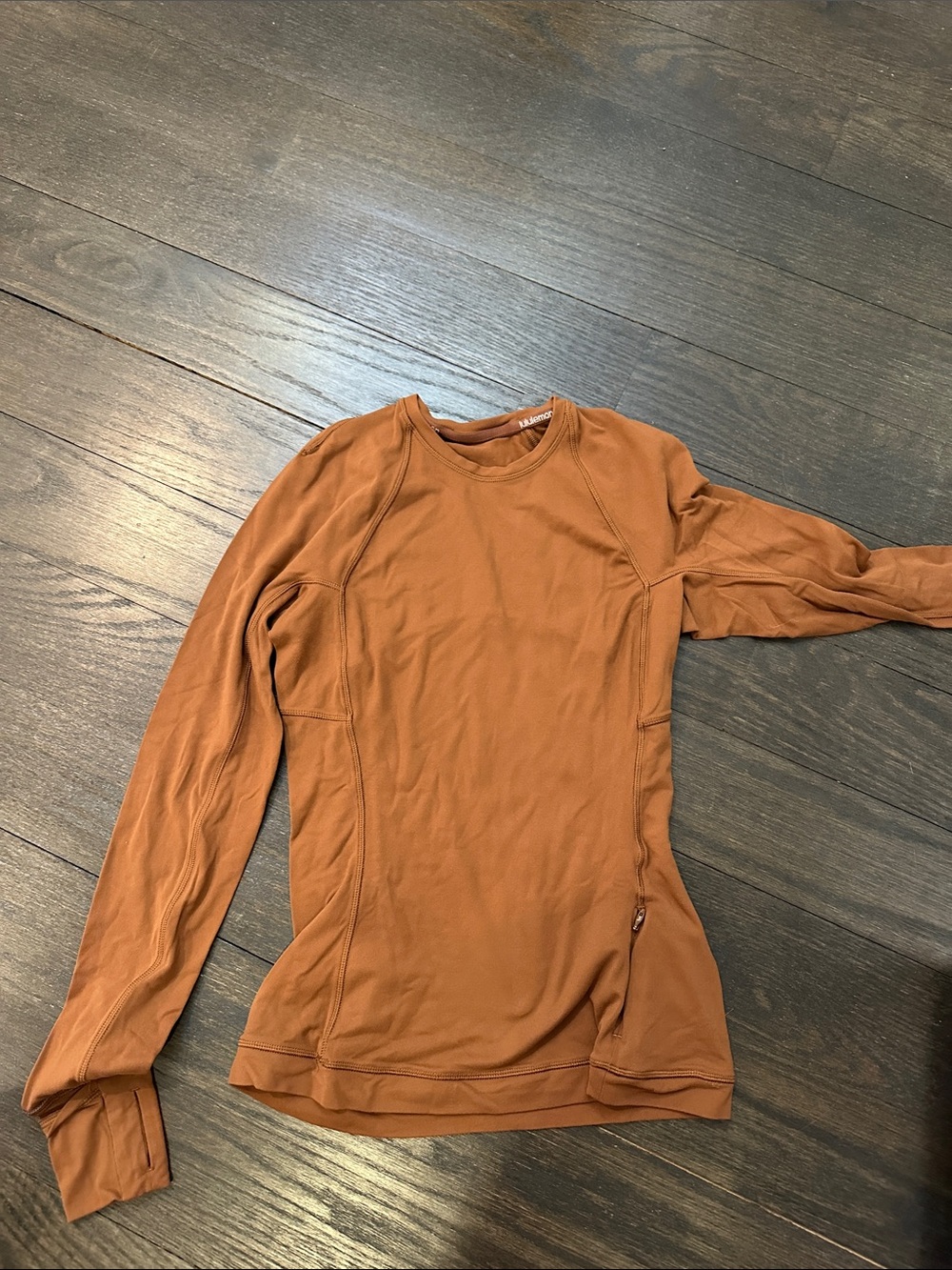 lululemon athletica Rust Orange Long-Sleeve Crew